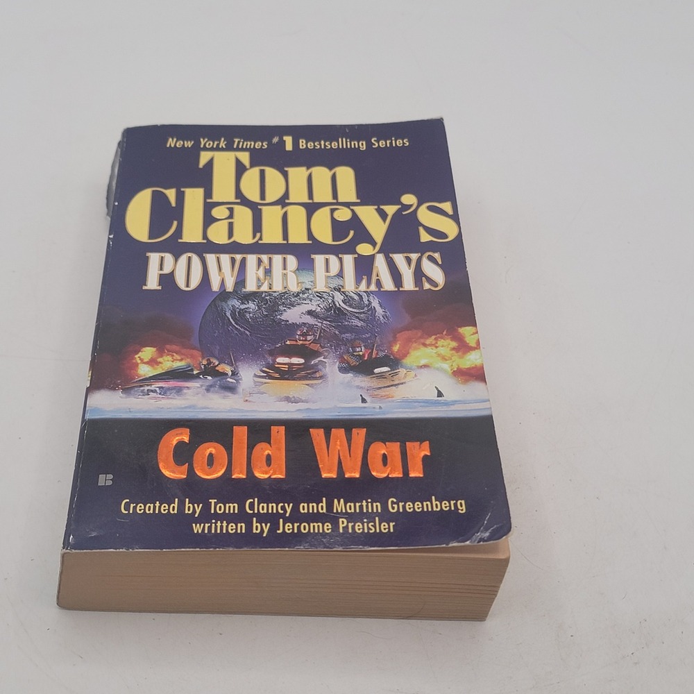 Tom Clancy Power Plays Cold War Paperback 2001 1st Printing Thriller Good
